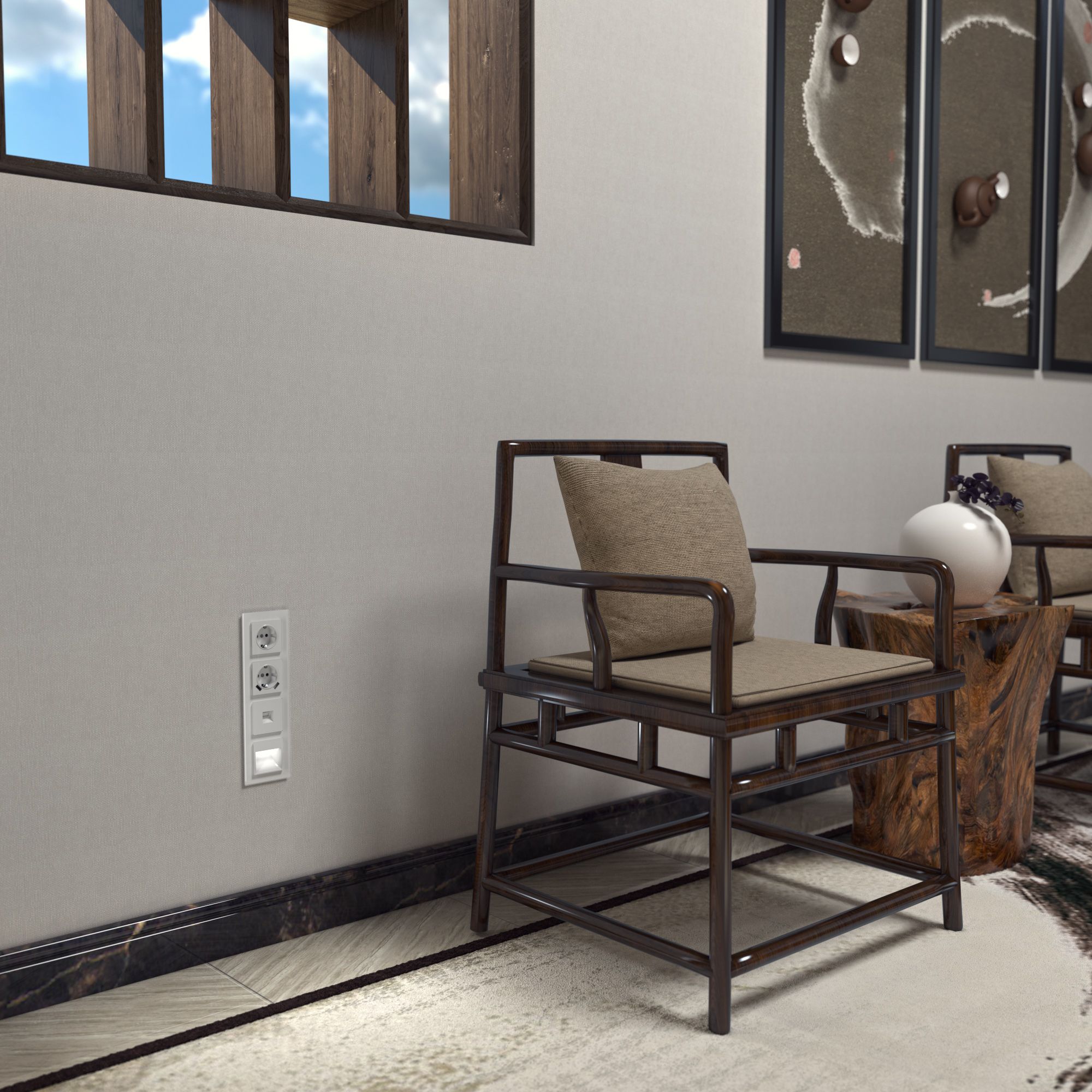 Телефонная розетка RJ-11 WERKEL (белый) WL01-RJ-11 / W1182001 / a028832