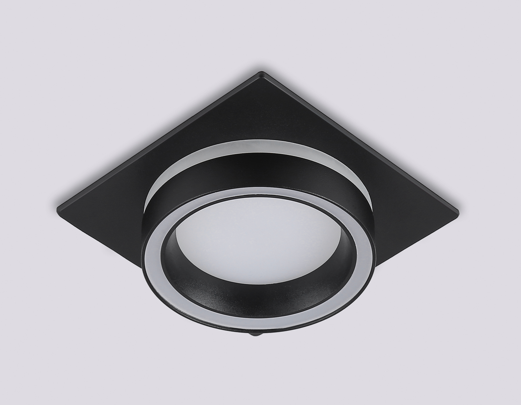 TN52422 BK/FR черный/белый матовый GX53 max 12W 105*105*45