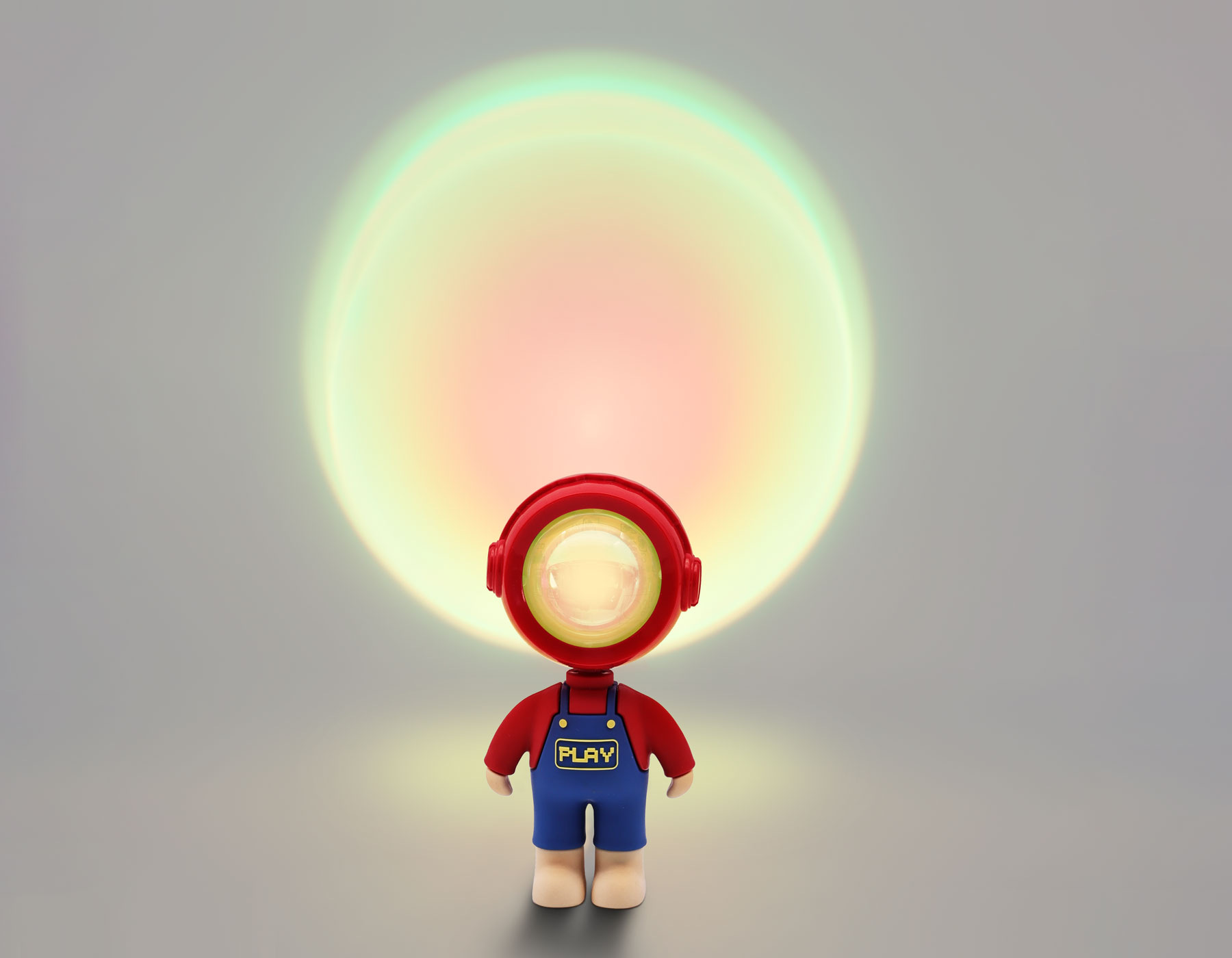 Настольный светильники Ambrella DE8248 RD/BL красный/синий LED RGB 3W