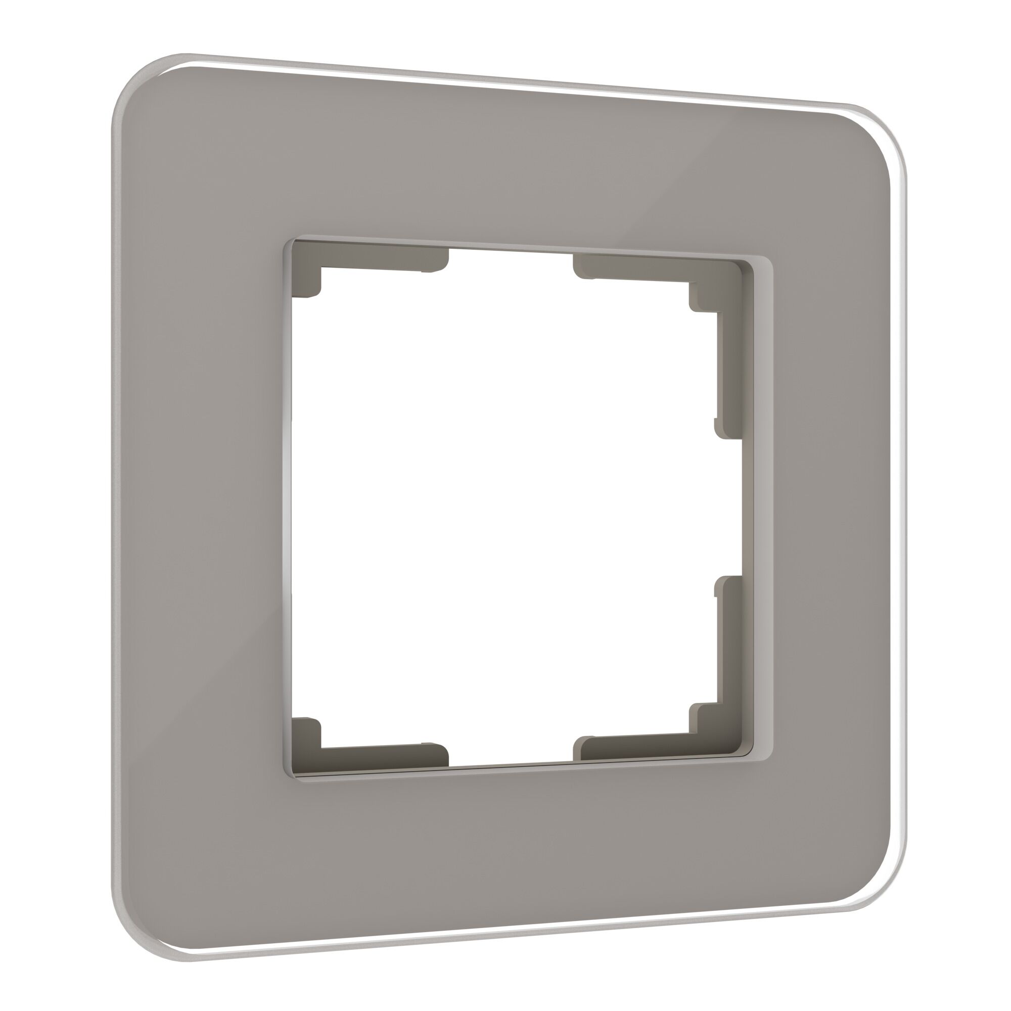 Рамка WERKEL на 1 пост Elite (дымчатый, стекло) W0012417