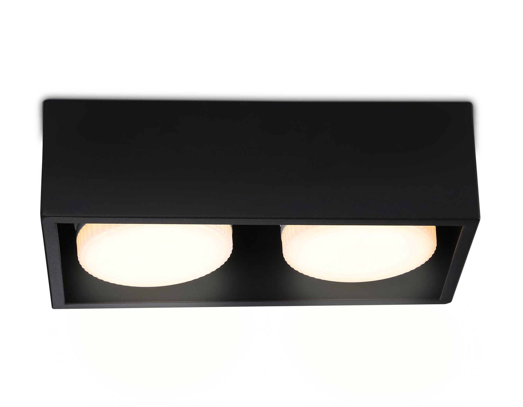 Накладной спот Ambrella TN70829/2 BK черный GX53/2 max 12W 200*100*60