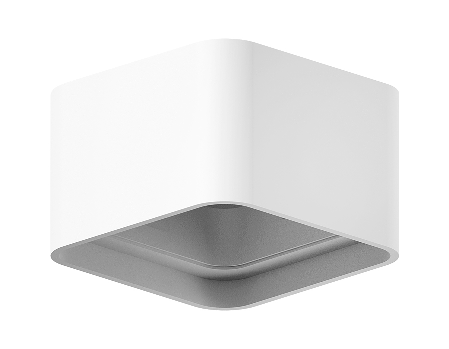 Корпус светильника накладной Ambrella C7832 SWH белый песок 95*95*H60mm MR16 GU5.3 для насадок 70*70mm