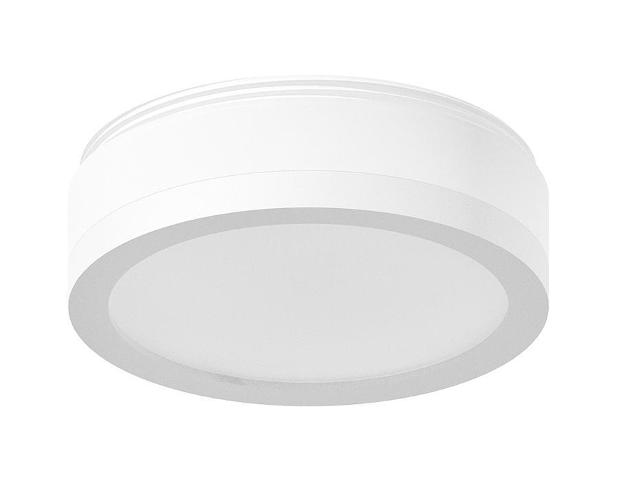 Насадка передняя для корпуса светильника Ambrella N7120 SWH/FR белый песок/белый матовый D70*H15mm Out15mm MR16