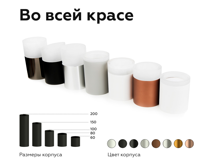 Корпус светильника накладной Ambrella C6305 PSL серебро полированное D60*H60mm MR16 GU5.3 для насадок D60mm