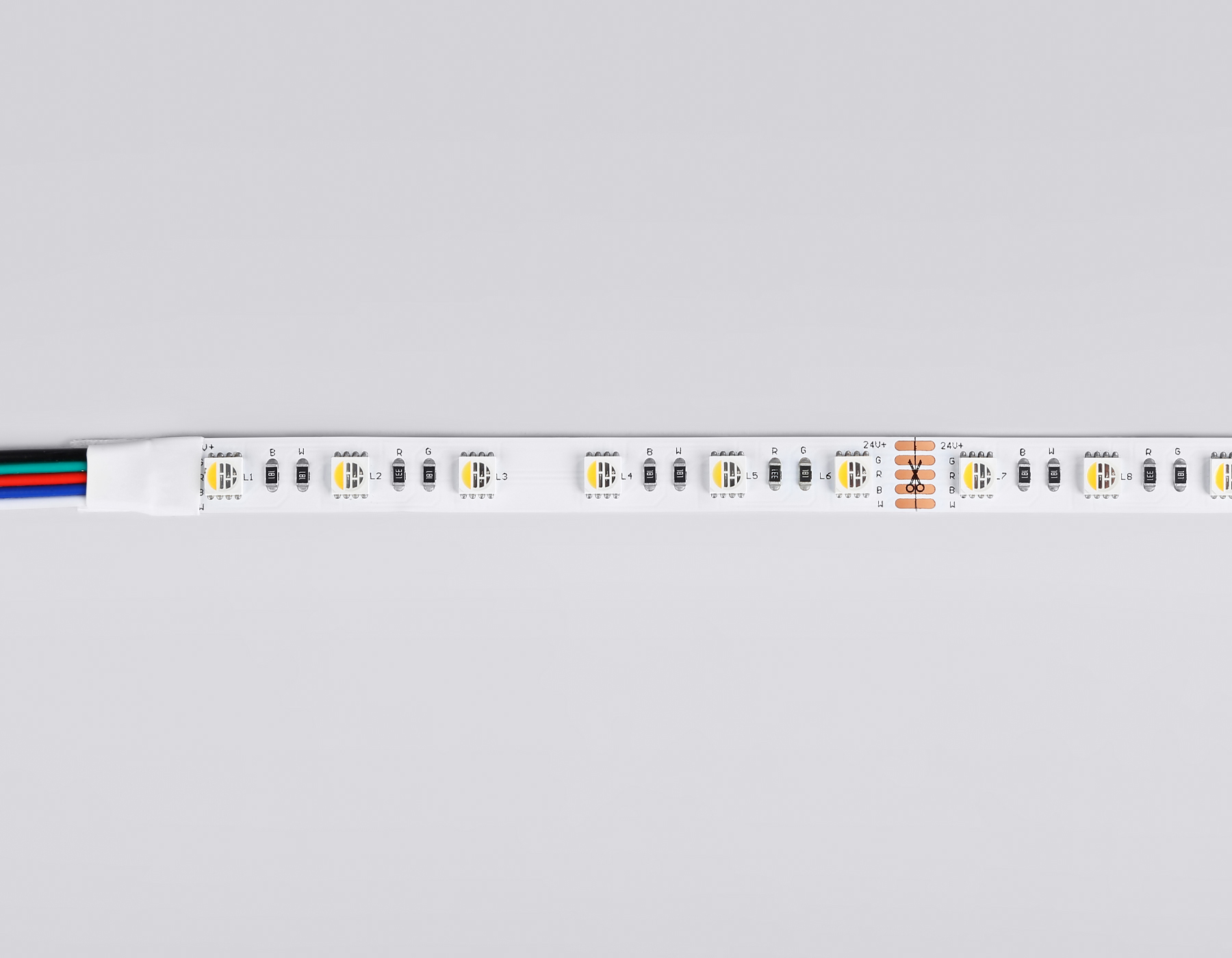 GS4401 5050 60Led /10W m/ 24V IP20 RGBW+3000K/ 5000*10*1.87mm (5 конт.) GS4401 5050 60Led /10W m/ 24V IP20 RGBW+3000K/ 5000*10*1.87mm (5 конт.)