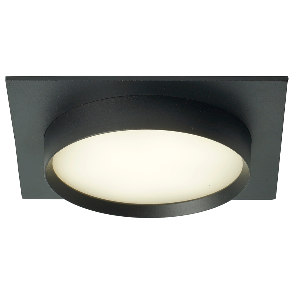 Светильник встраиваемый Feron DL506 потолочный GX53 черный круг