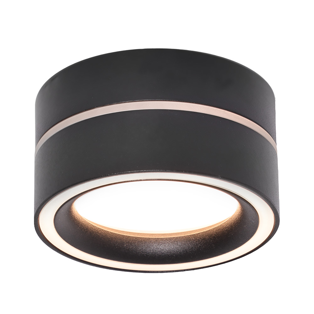 Светильник потолочный Feron HL455 12W, 230V, GX53, черный Светильник потолочный Feron HL455 12W, 230V, GX53, черный