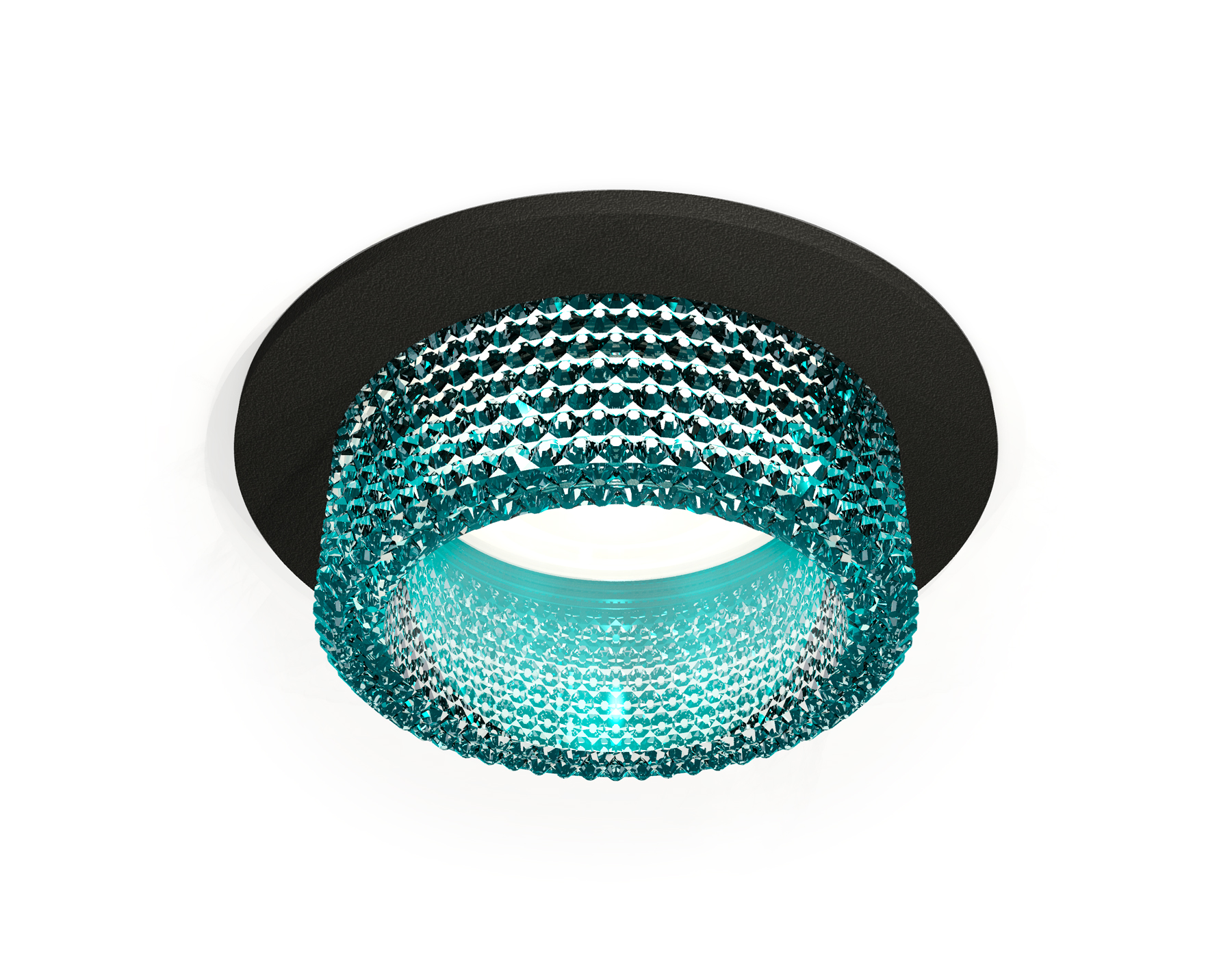 Встраиваемый светильник XC6513043 SBK/BL черный песок/голубой MR16 GU5.3 (C6513, N6153)