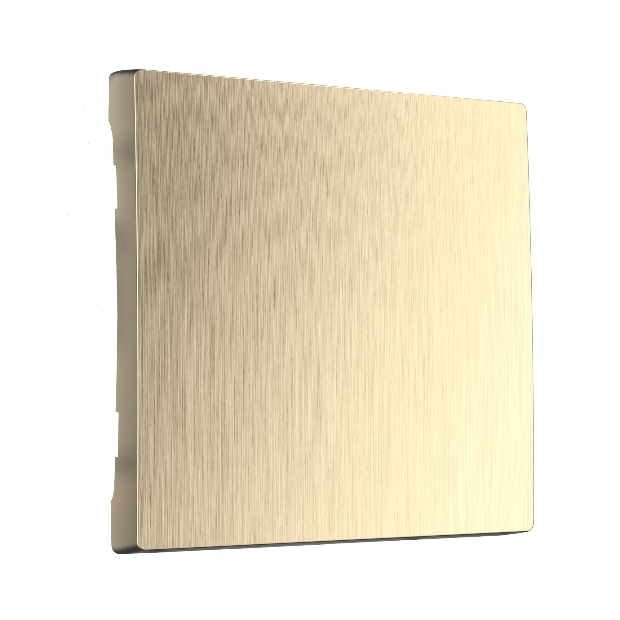 Клавиша для выключателя перекрестного WERKEL (шампань рифленый) WL10-SW-1G-C-CP / W1119010 / a037016