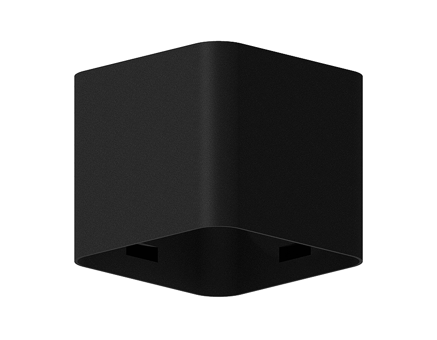 Корпус светильника накладной Ambrella C7806 SBK черный песок 70*70*H60mm MR16 GU5.3 для насадок 70*70mm