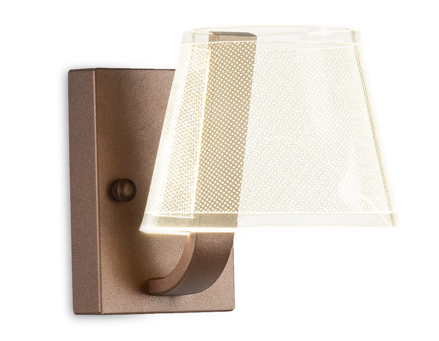 Настенный светодиодный светильник Ambrella с выключателем AK4089 CF кофе LED 3000K/4200K/6400K 13W