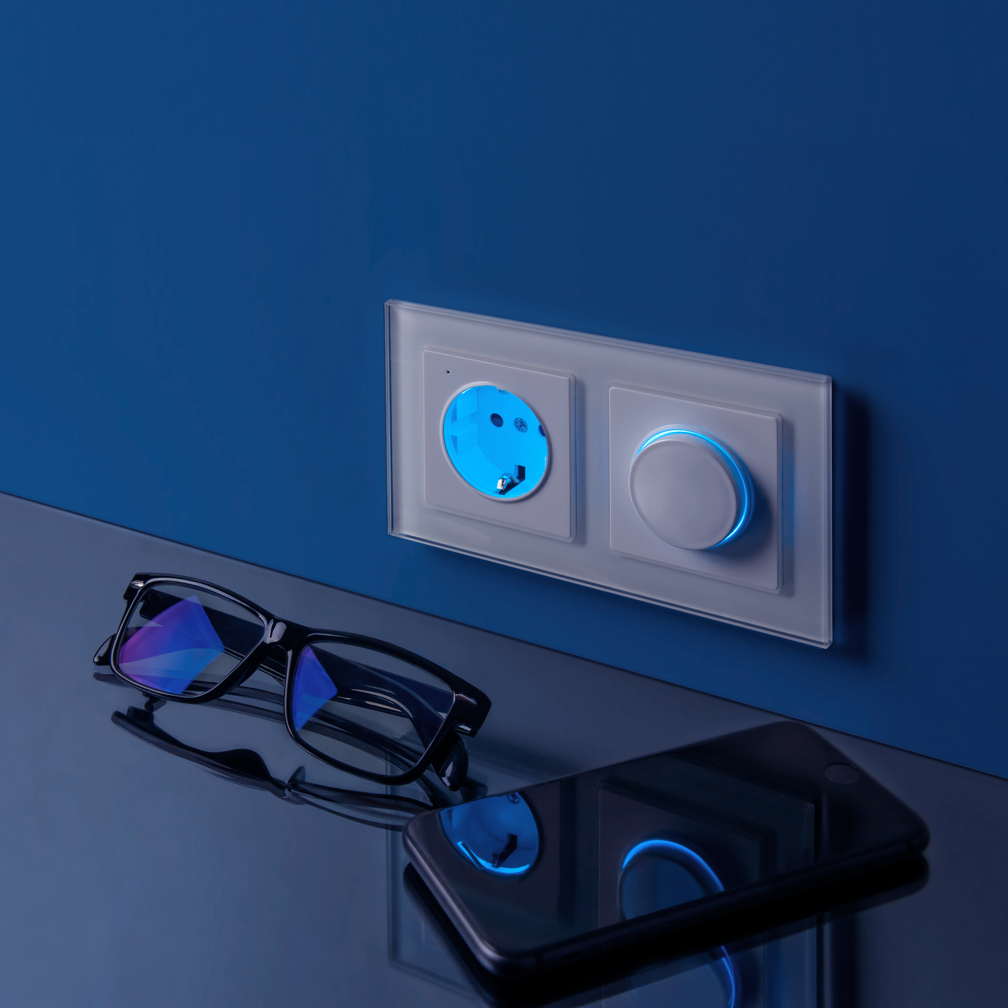 Рамка WERKEL Favorit на 2 поста (белый, стекло) WL01-Frame-02 / W0021101 / a030820