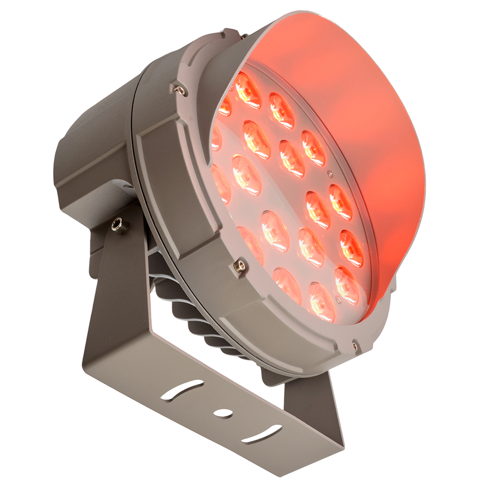 Светодиодный светильник ландшафтно-архитектурный Feron LL-702  85-265V 24W красный IP65