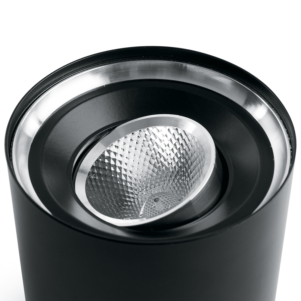 Светодиодный светильник Feron AL515 накладной 5W 4000K черный поворотный