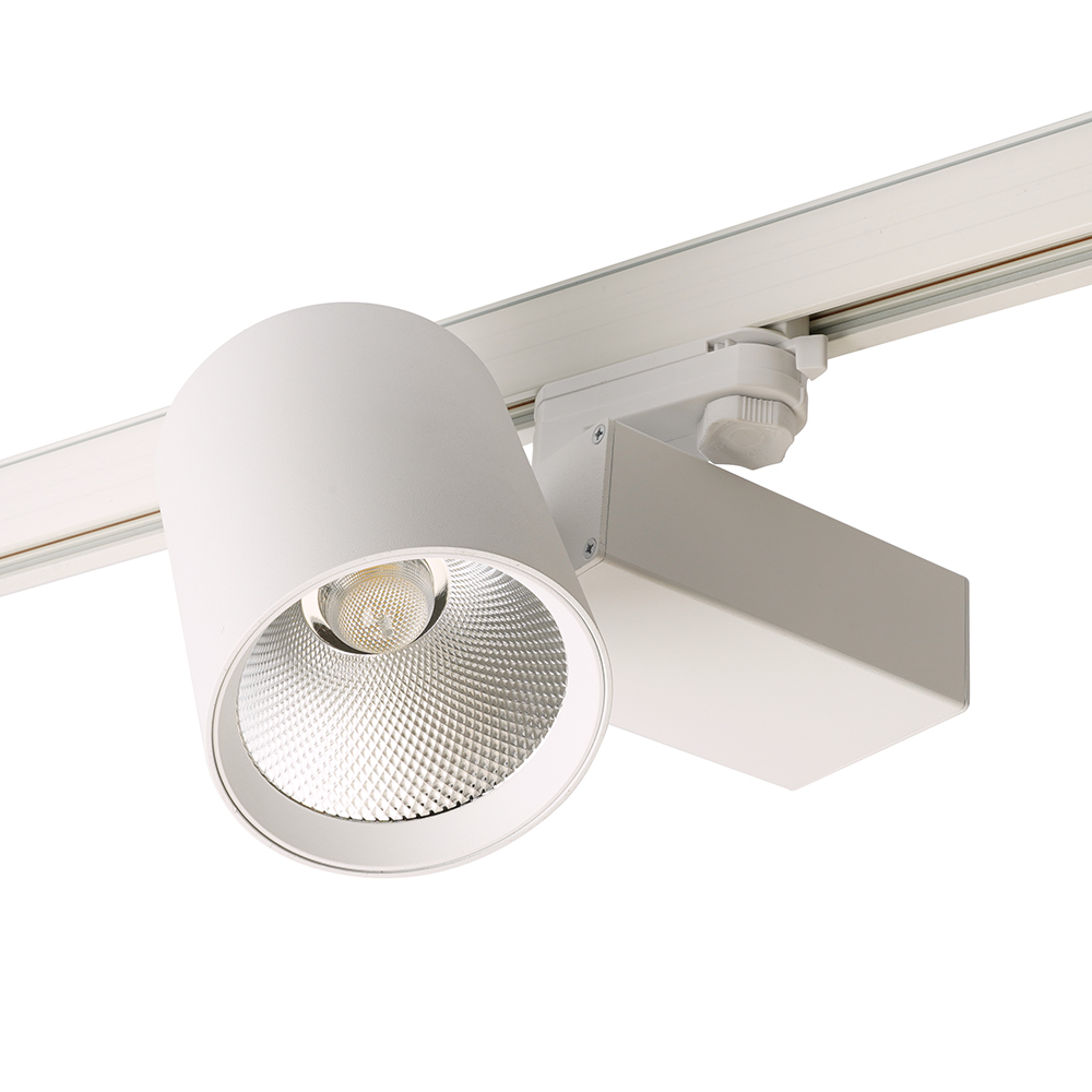 Светодиодный светильник Feron AL148 трековый на шинопровод 30W 4000K 35 градусов белый, 3х фазный