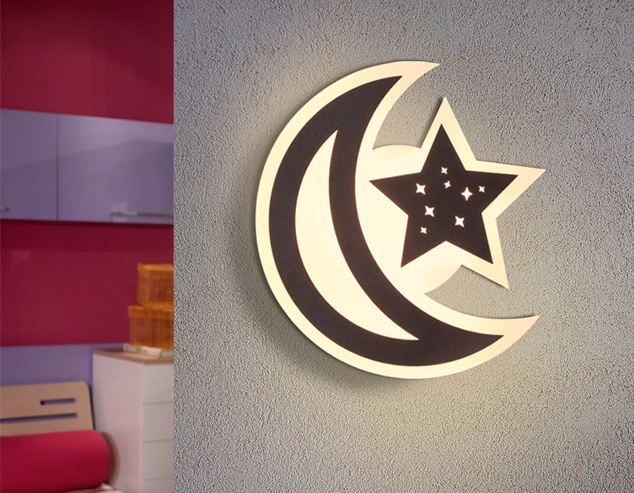 Настенный светодиодный светильник Ambrella FW114 SCF кофе песок LED 3000K 22W 250*250*40