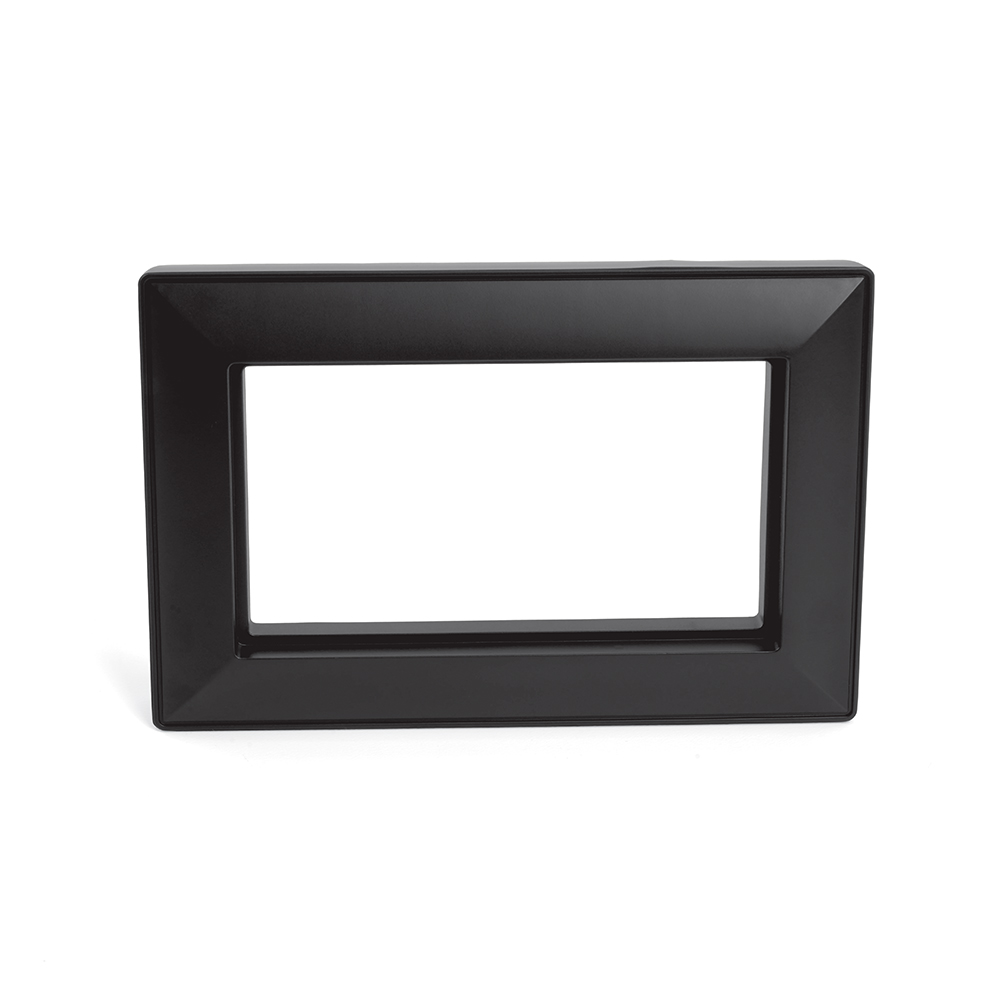 Рамка  2-местная (без перемычки),  пластик, STEKKER, PFR00-7012-05 , серия Катрин, черный