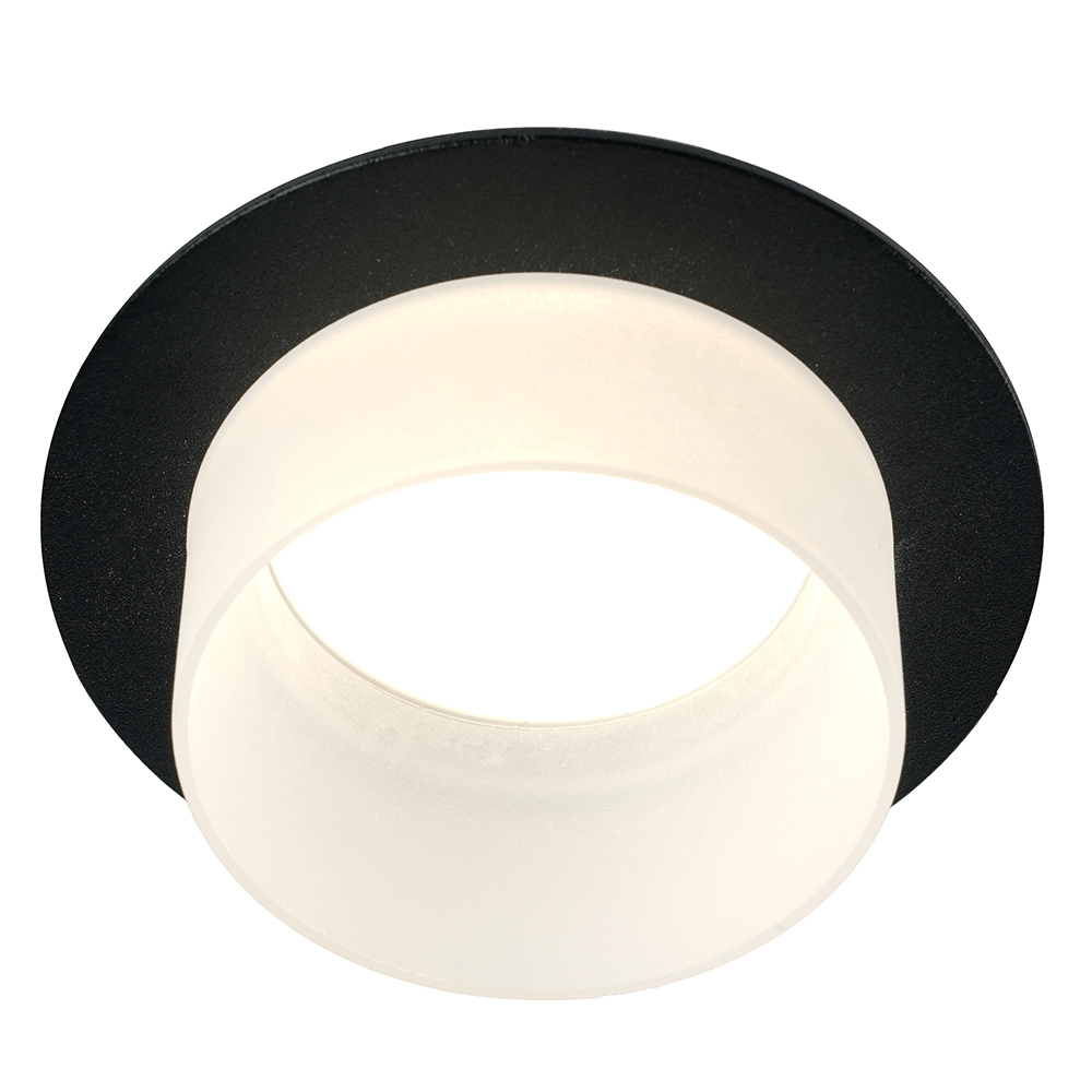 Светильник встраиваемый Feron DL3115 потолочный MR16 G5.3 черный