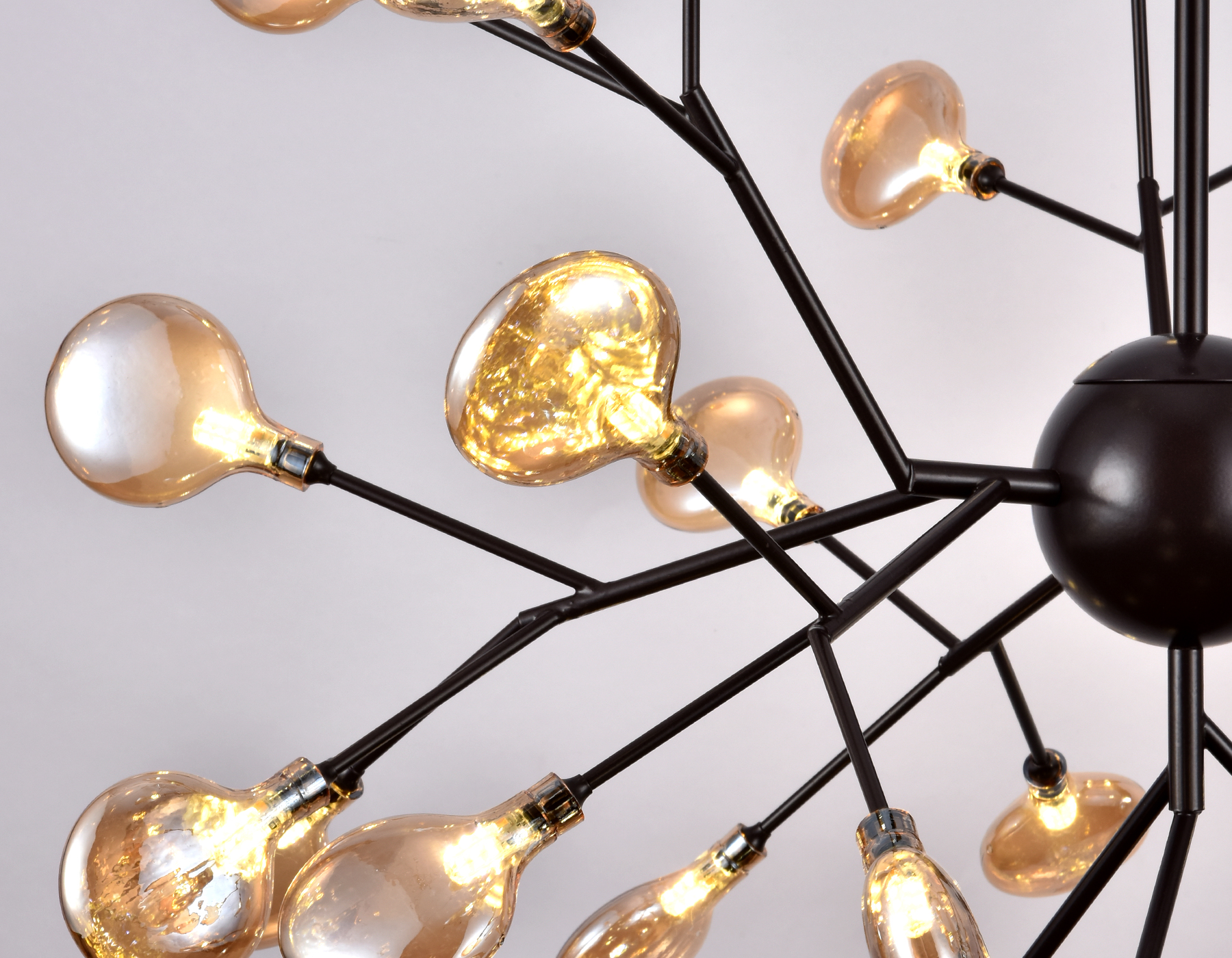 Подвесная люстра Ambrella TR3021  темный кофе/янтарь G4 20W D750*650