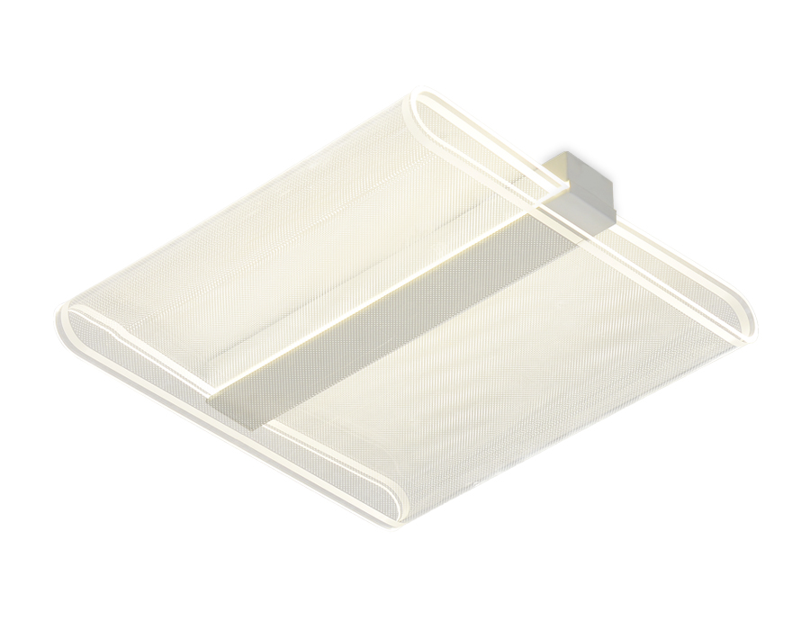 Потолочный светодиодный светильник Ambrella FA625 WH белый 64W   (ПДУ РАДИО 2.4)