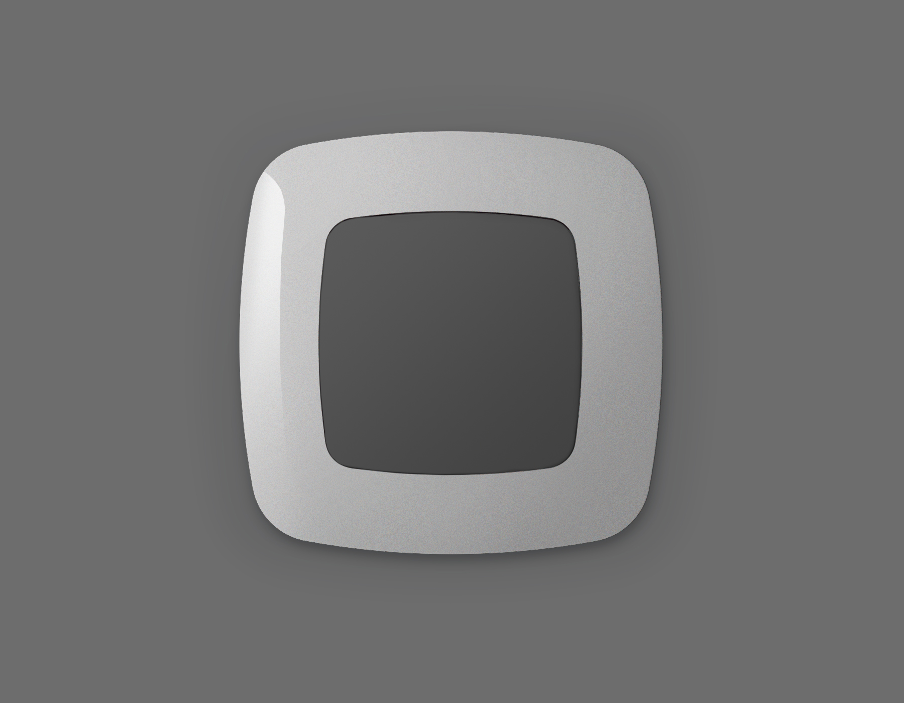 OP9160 Лицевая панель OMEGA (Графит Мягкое касание) заглушка для суппорта QUANT