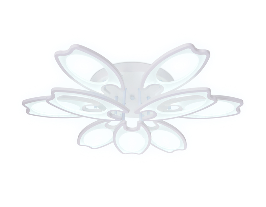 Потолочный светодиодный светильник с пультом Ambrella FA579/6+3 WH белый 162W 700*640*120 (ПДУ РАДИО 2.4G)