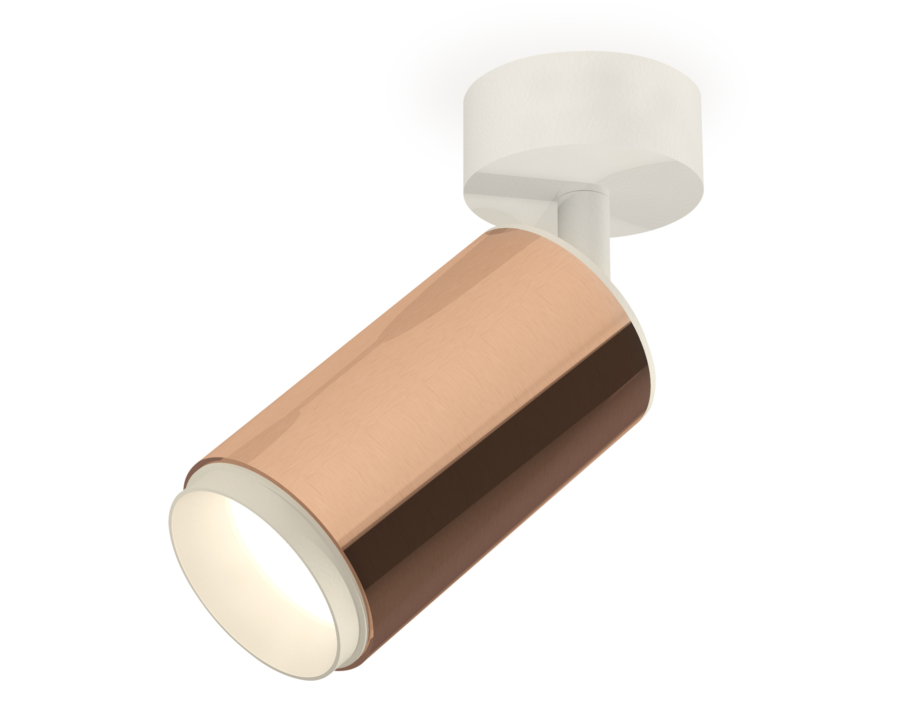 Накладной поворотный светильник XM6326002 PPG/SWH золото розовое полированное/белый песок MR16 GU5.3 (A2202, C6326, N6120)