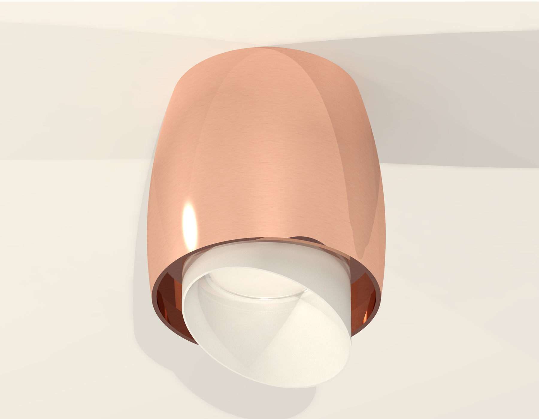 Накладной светильник XS1144021 PPG/FR золото розовое полированное/белый матовый MR16 GU5.3 (C1144, N7175)