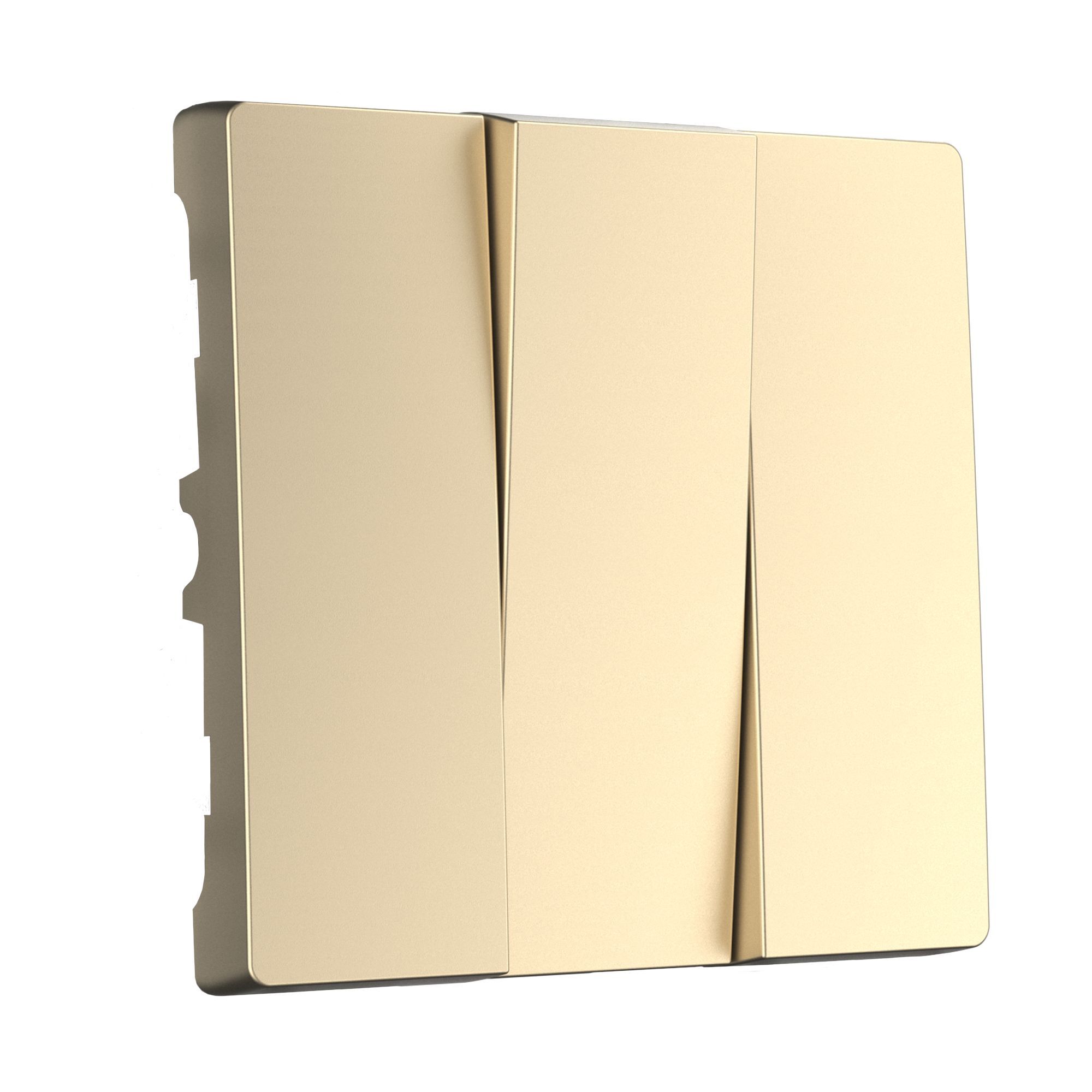 Набор клавиш для выключателя трехклавишного WERKEL (шампань) WL11-SW-3G-CP / W1139011 / a040924