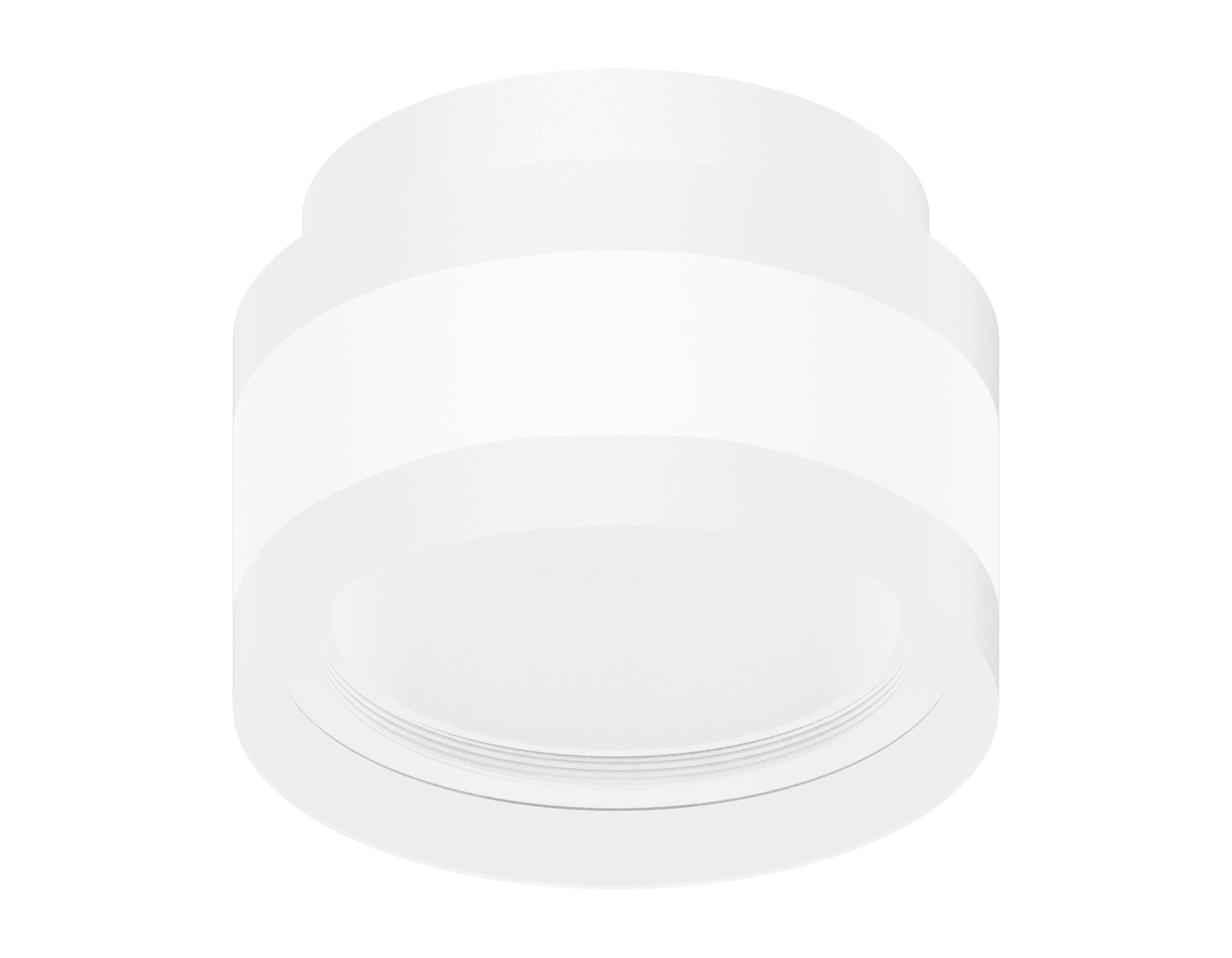 Корпус светильника накладной Ambrella C8418 SWH/CL белый песок/прозрачный D110*H70mm GX53