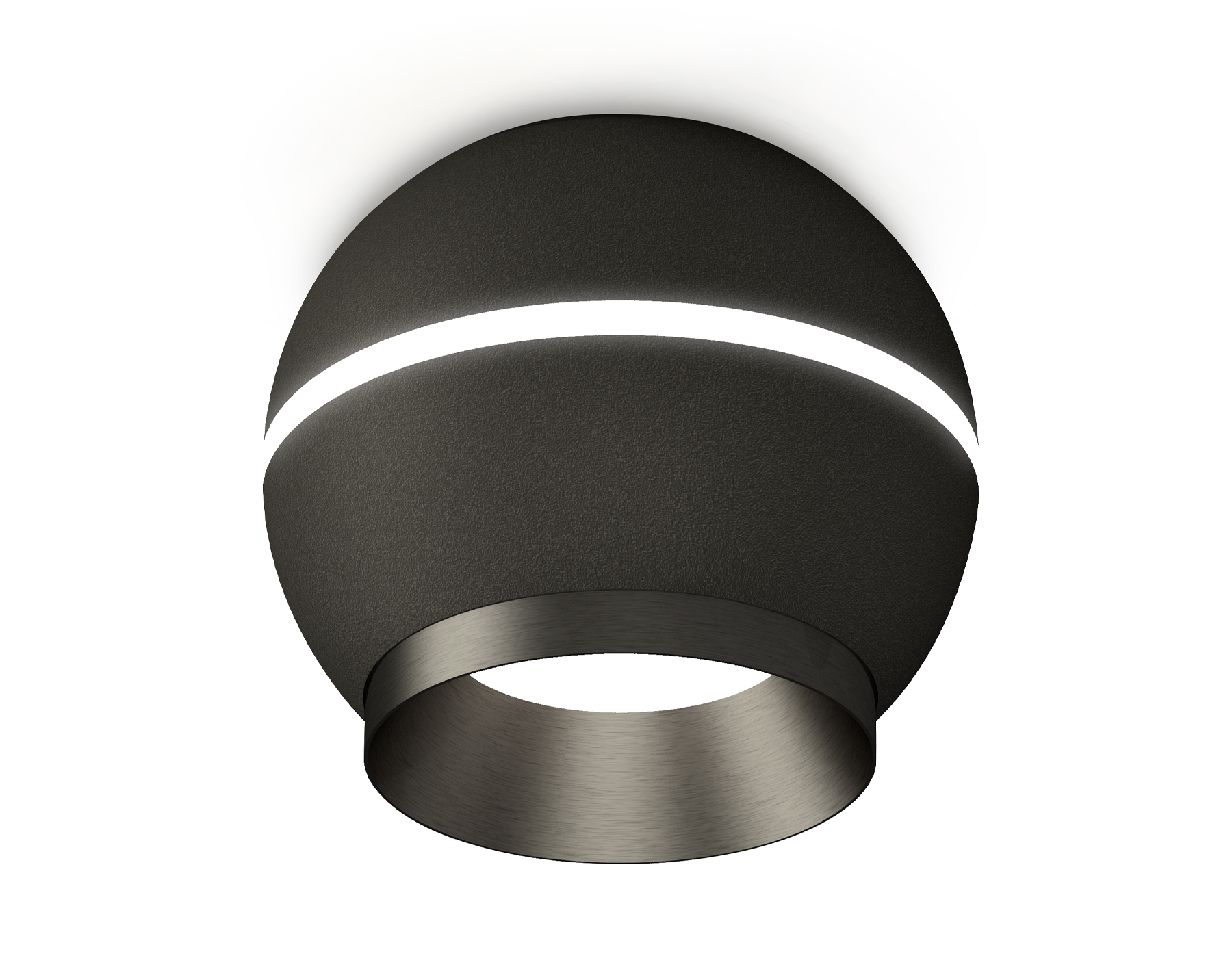 Накладной светильник XS1102010 SBK/PBK черный песок/черный полированный MR16 GU5.3 LED 3W 4200K (C1102, N7031)