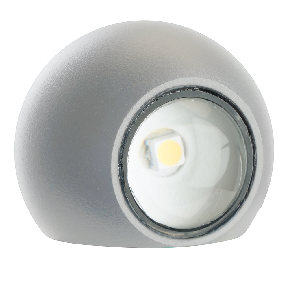 Светодиодный светильник стационарный Feron AL51 MINI 2*1W 4000K серый