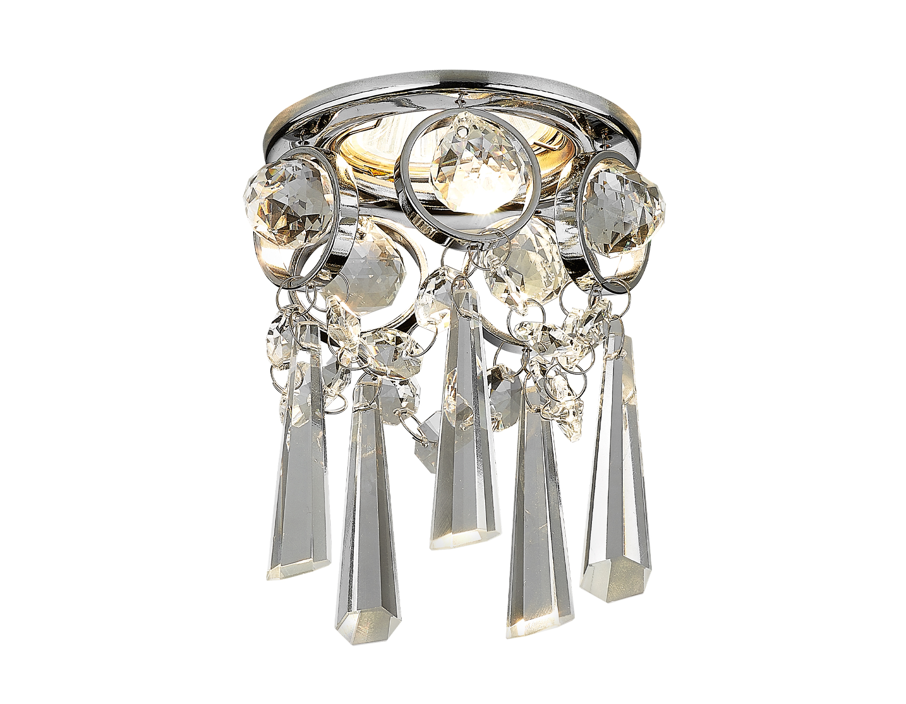 Встраиваемый светильник Ambrella K2222 CH/CL хром/прозрачный