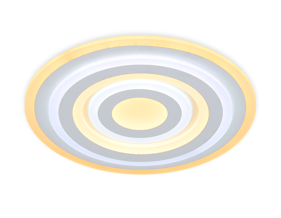 Светильник Ambrella FA808 WH 140W 500*500*60 (ПДУ РАДИО 2.4)