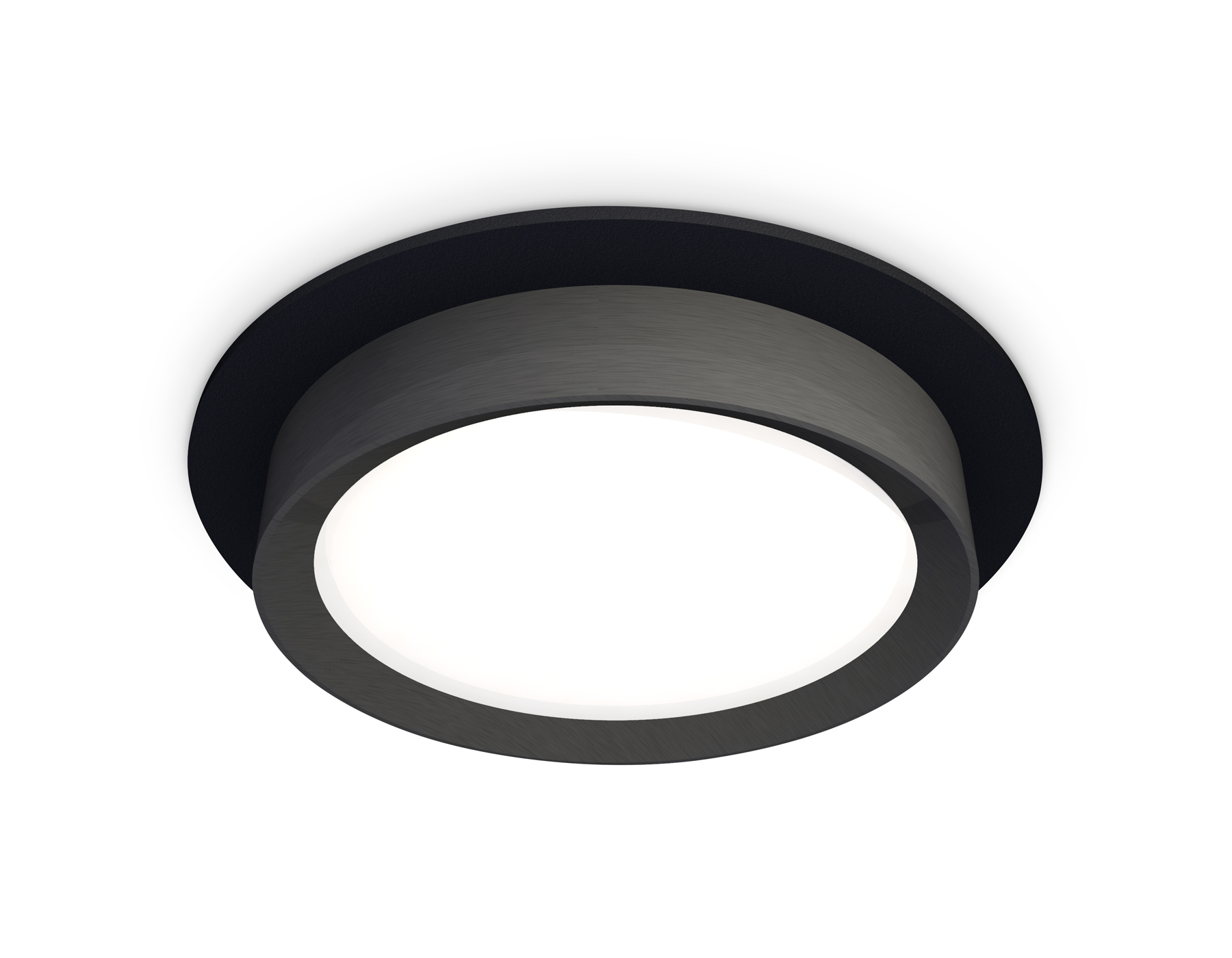 Встраиваемый светильник XC8051002 SBK/PBK черный песок/черный полированный GX53 (C8051, N8113)