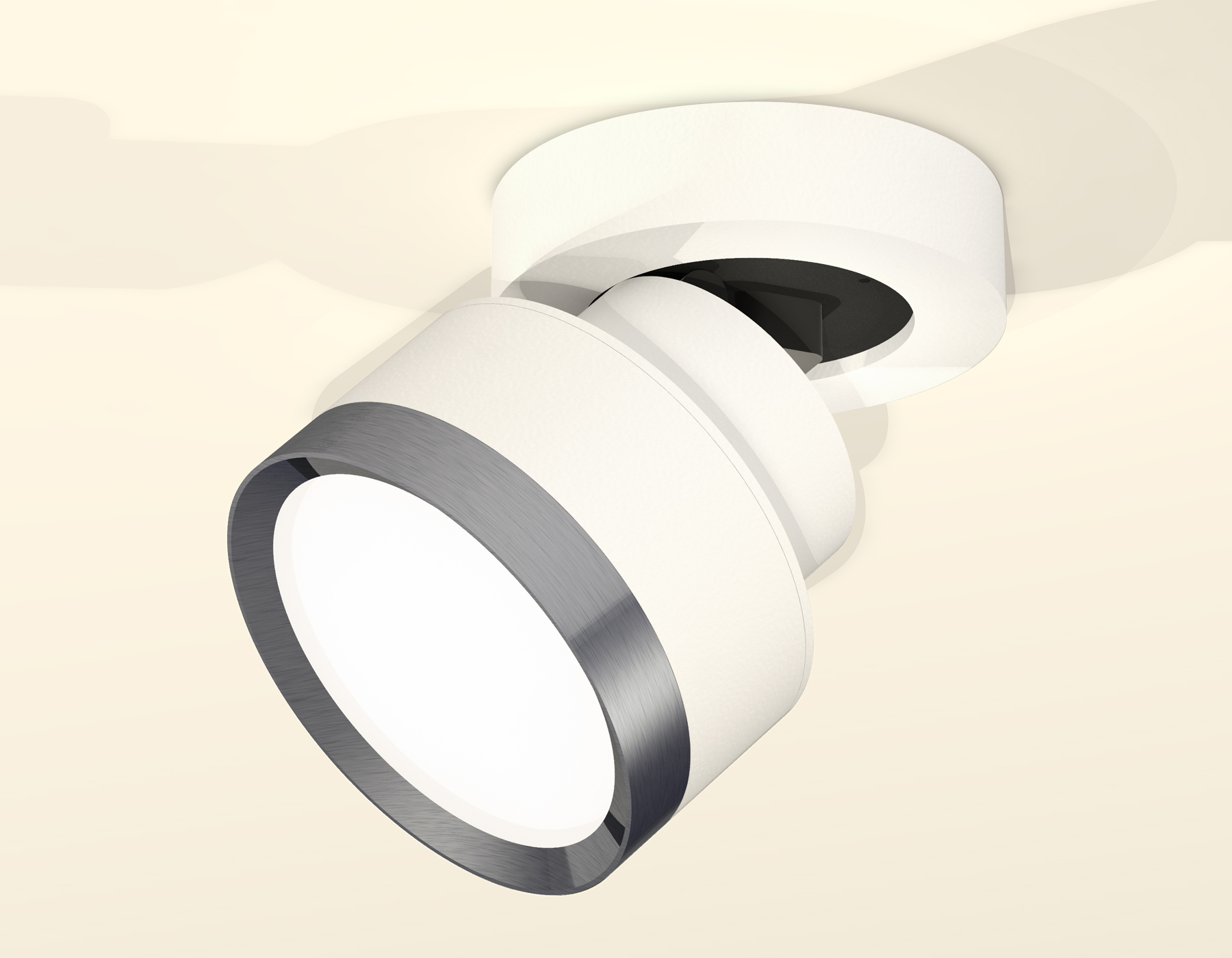 Накладной поворотный светильник XM8101006 SWH/PPH белый песок/графит полированный GX53 (A2228, A2105, C8101, N8133)