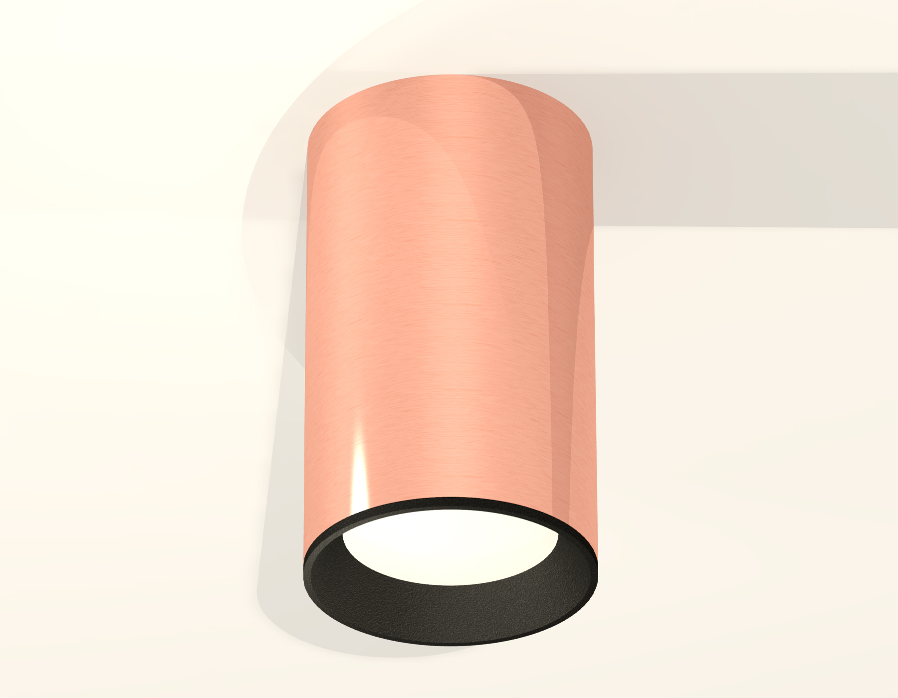 Накладной светильник XS6326002 PPG/SBK золото розовое полированное/черный песок MR16 GU5.3 (C6326, N6102)