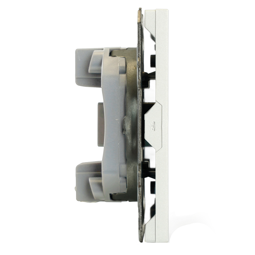 Розетка HDMI 2.0 Type A (механизм), STEKKER, серия Эмили, RST00-5118-01, белый фарфор, soft touch