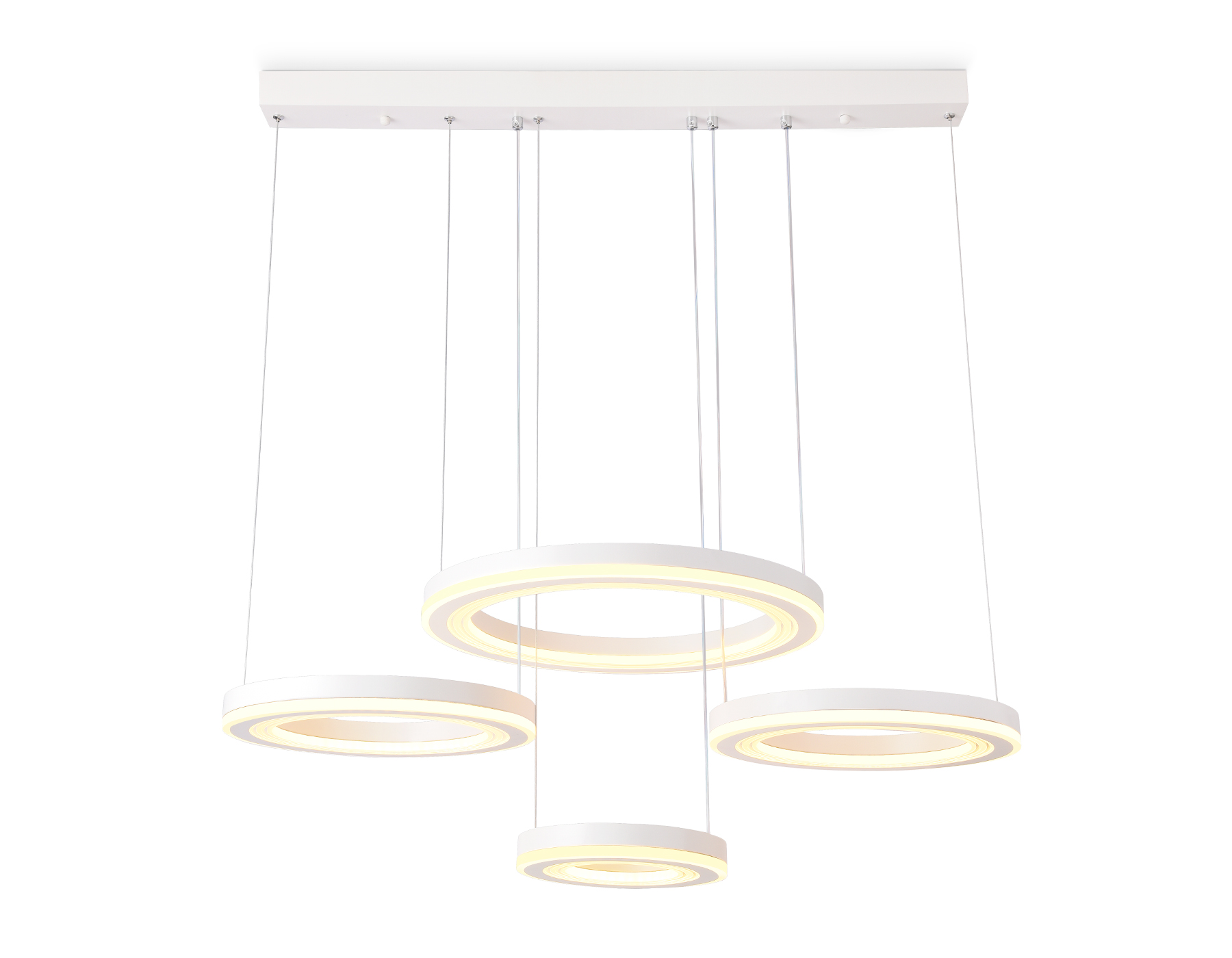 Подвесной LED светильник FA4325/4 WH белый 3000K/4200K/6400K 168W 770*400*720 (ПДУ РАДИО 2.4G)