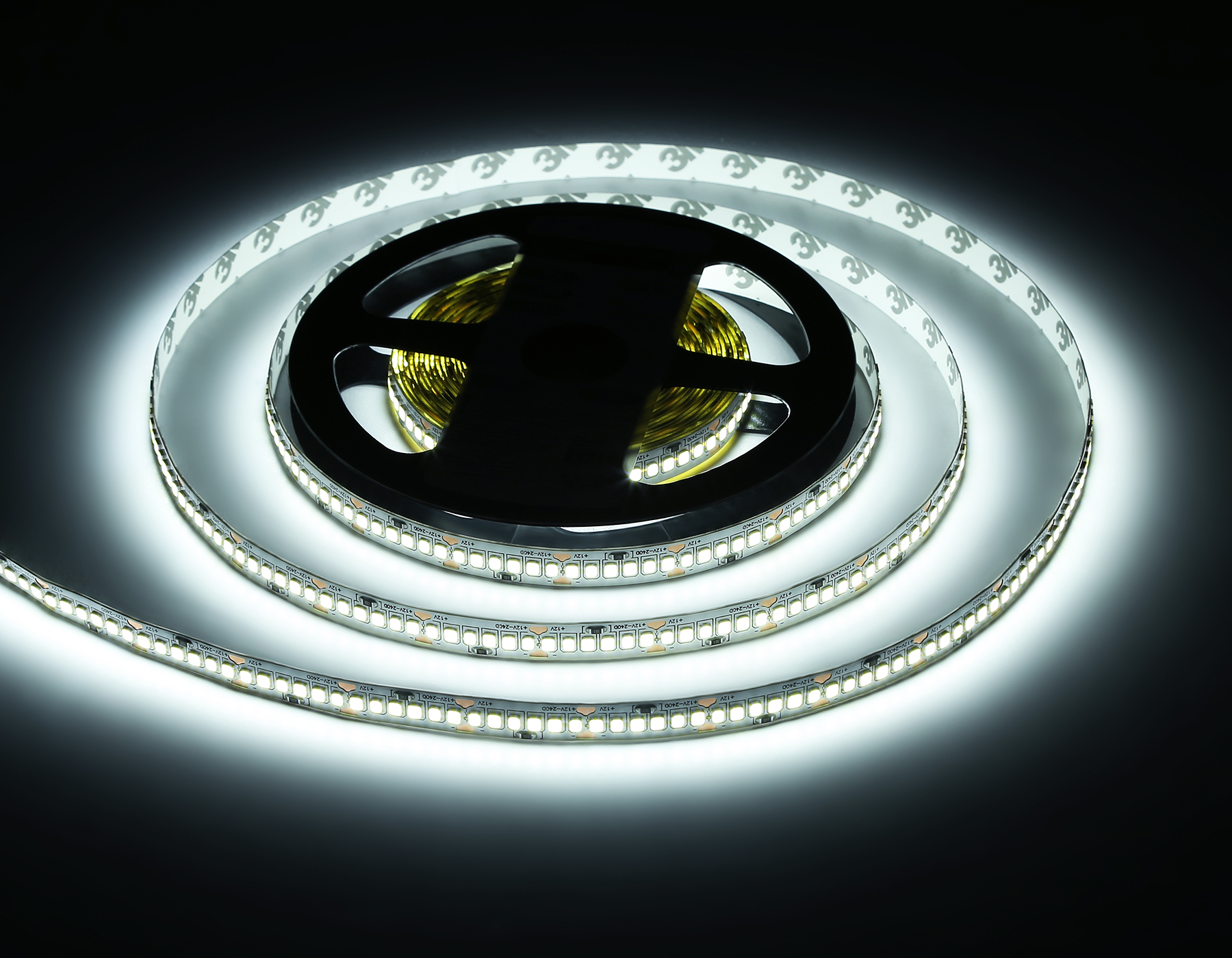 GS1403 2835 240Led/ 17W m/ 12V IP20 6500K/ 5000*10*1.2mm (2 конт.)