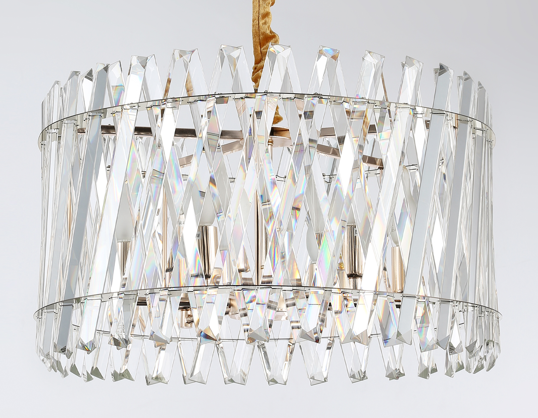 Подвесная люстра TR5063/6 GD/CL золото/прозрачный E14/6 max 40W D500*295