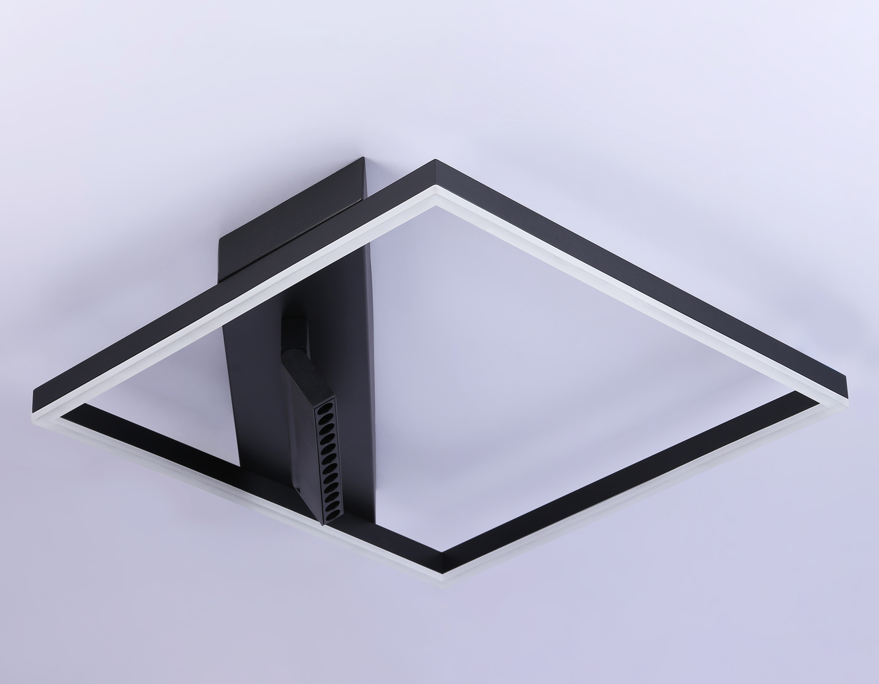 Потолочный светильник Ambrella FL51466/1+1 BK черный 85W 3000K-6400K+4200K 600*600*110 (ПДУ РАДИО 2.4G)