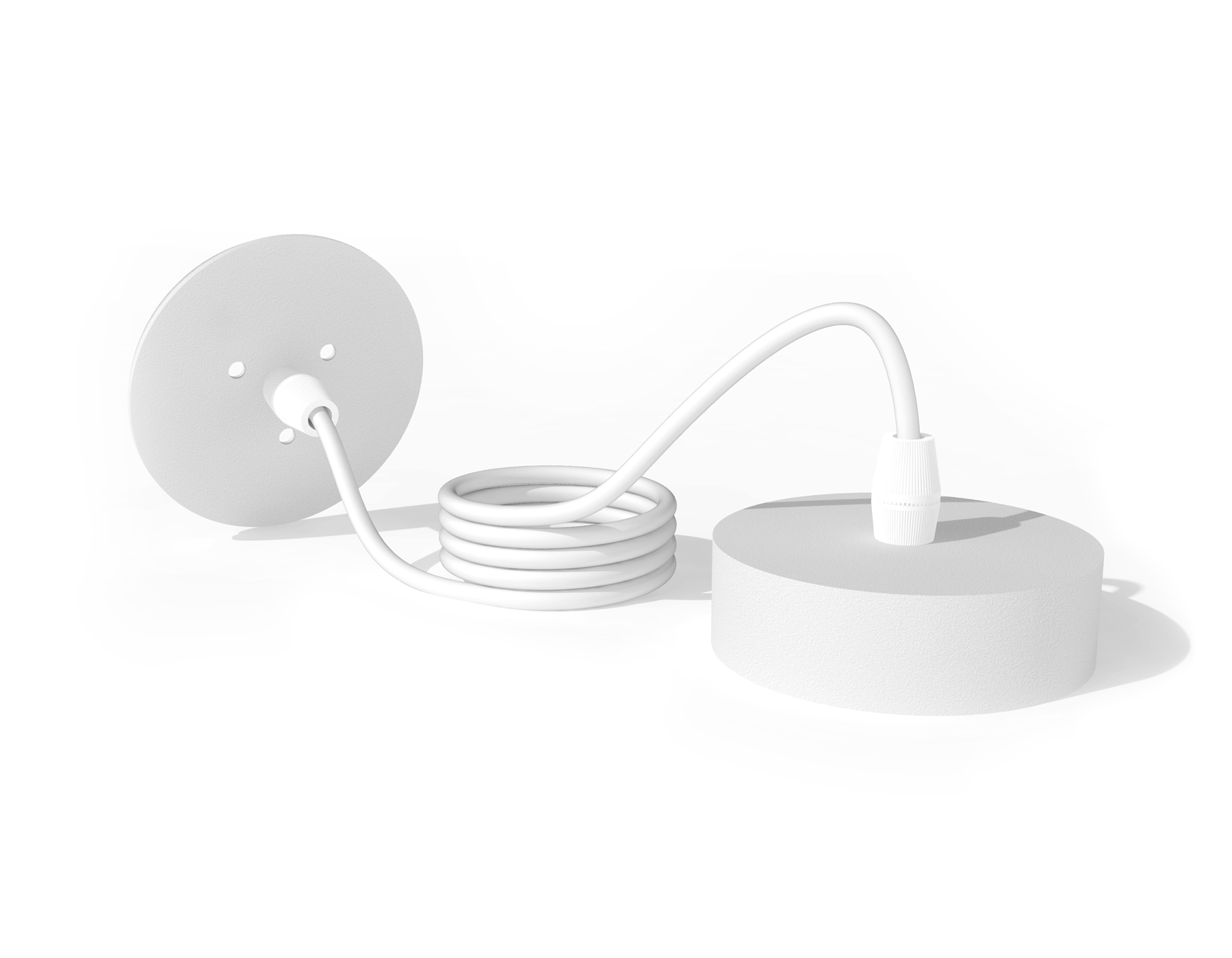 Крепеж подвесной Ambrella A2331 SWH белый песок D85*H1000mm для корпуса светильника