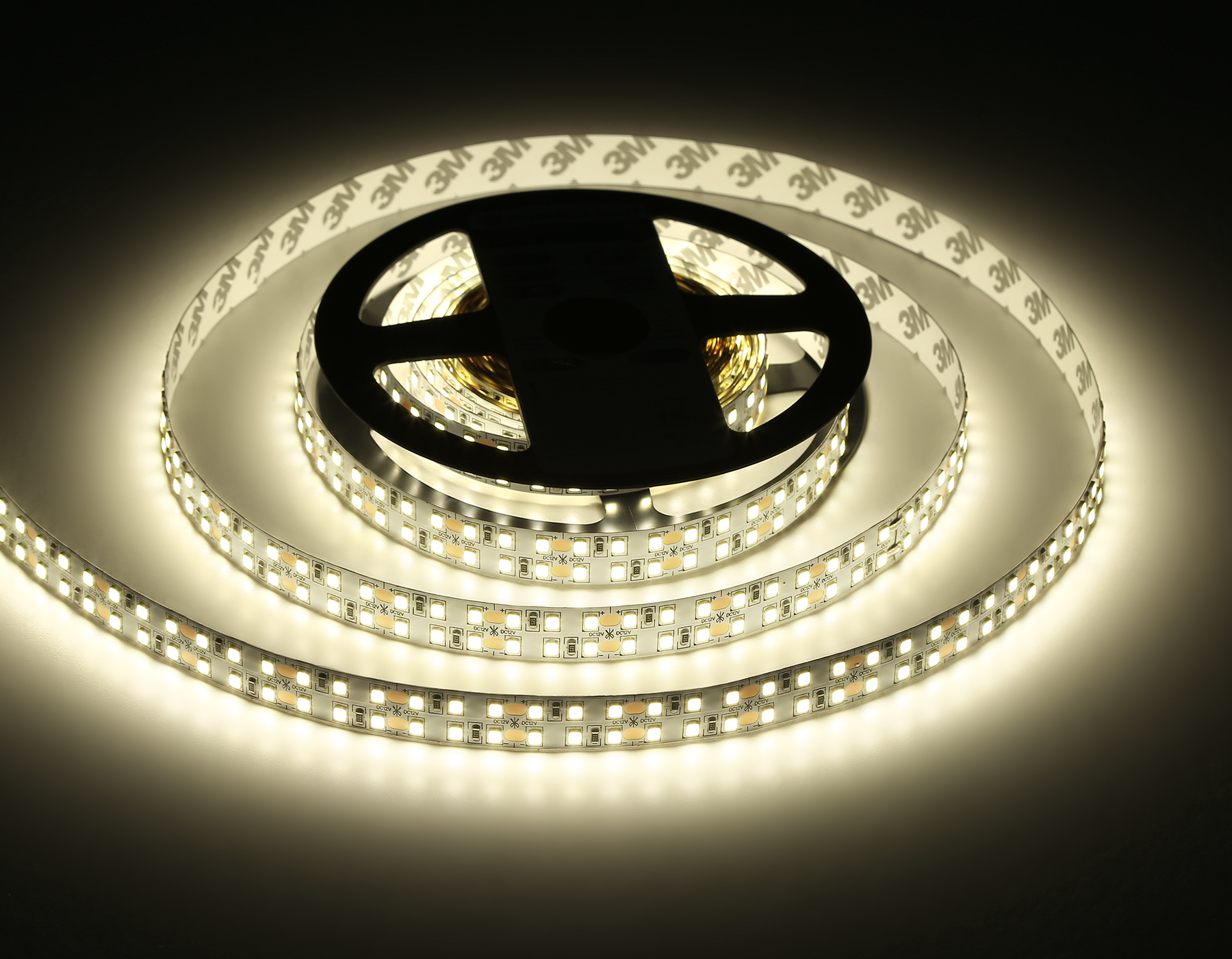 GS1702 2835 240Led/ 24W m/ 12V IP20 4500K/ 5000*10*1.2mm (2 конт.)