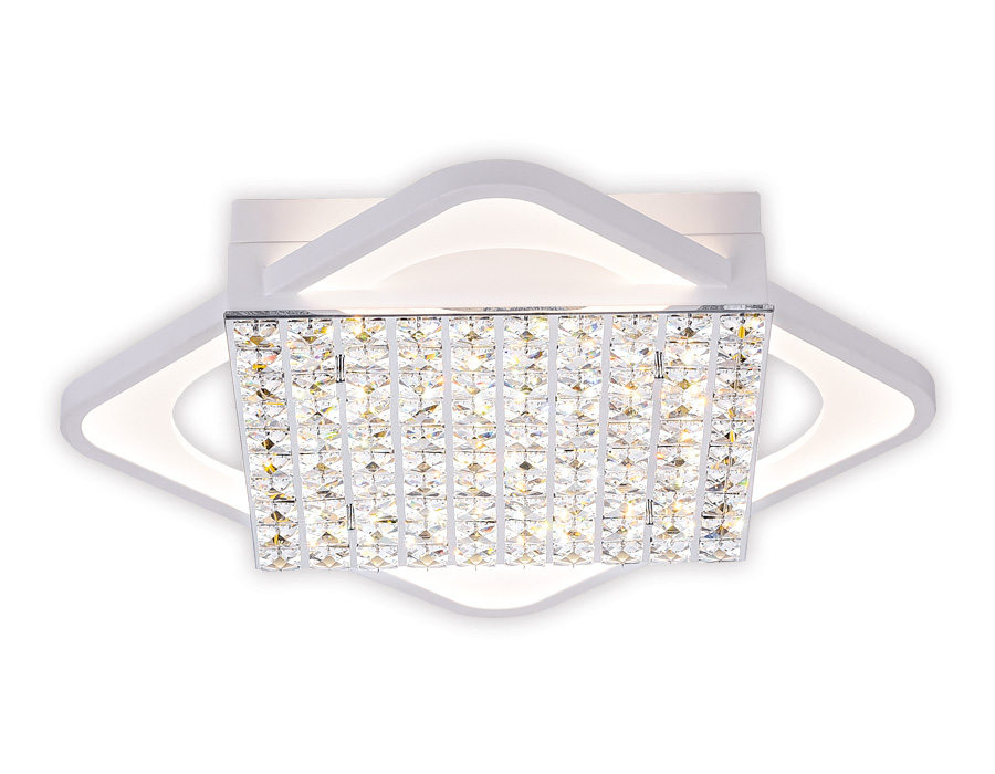 Светильник Ambrella FA125 WH 160W 590*590*100 (ПДУ РАДИО 2.4)