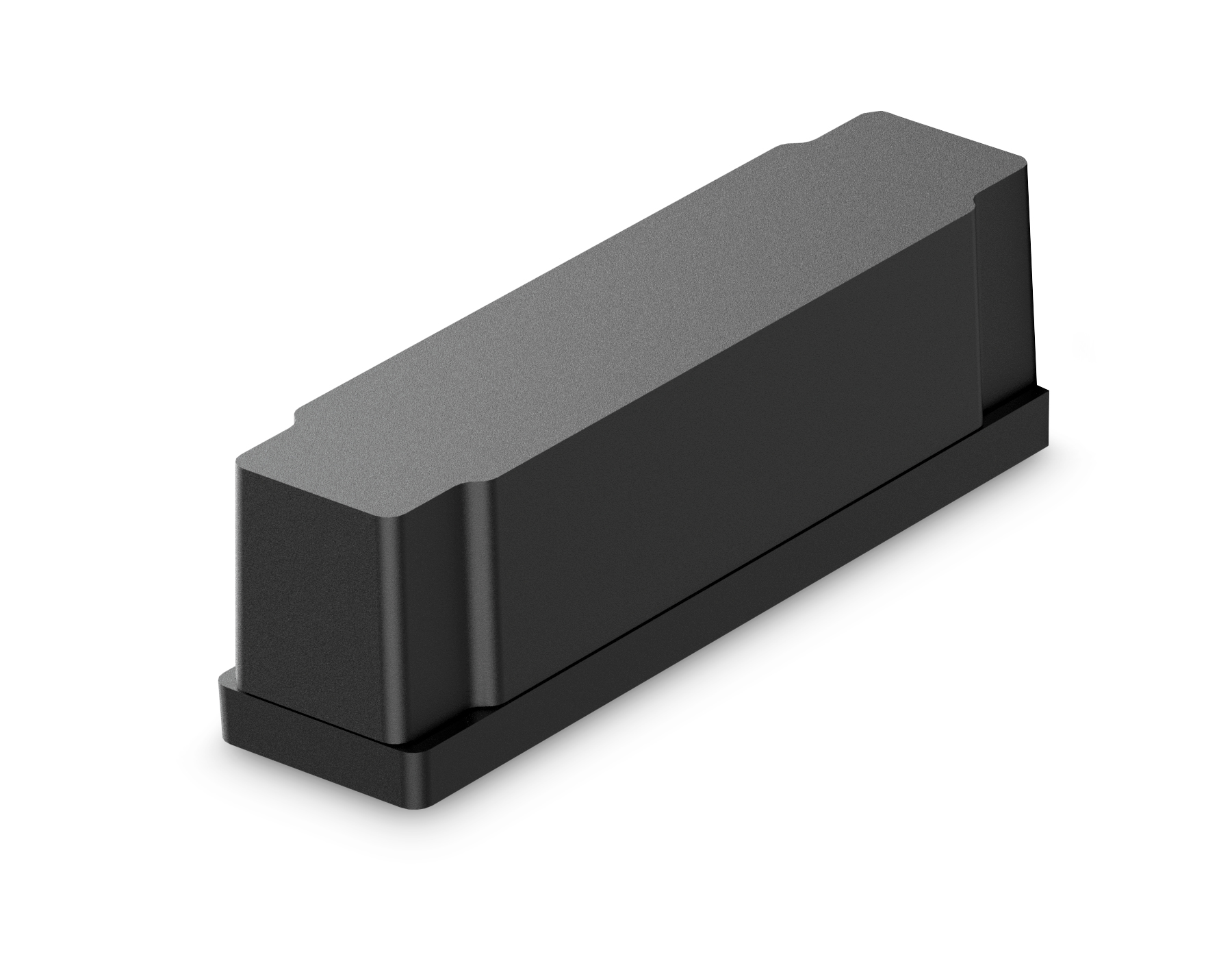 Короб для проводов в шинопровод Magnetic Ultra Slim Ambrella GV1275 BK черный 100*26*29