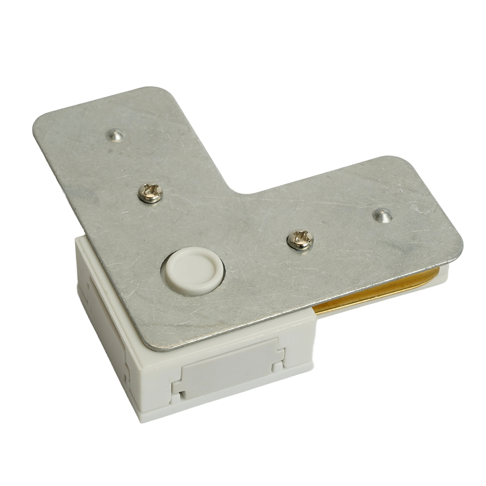 Коннектор угловой однофазный для шинопровода, белый, LD1021