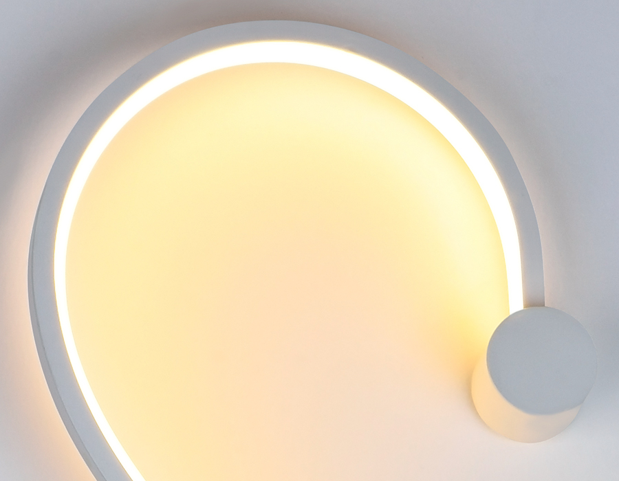 Бра Ambrella Metallic FL417 WH 34W 3000K белый