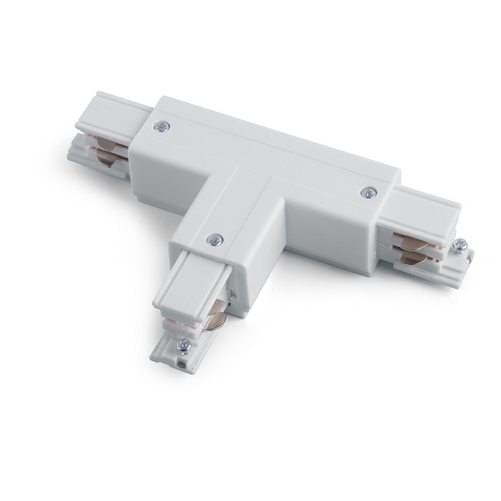 Коннектор Т-образный для шинопровода Feron PRO-0436 R1, белый, правый (внешний) ,91330