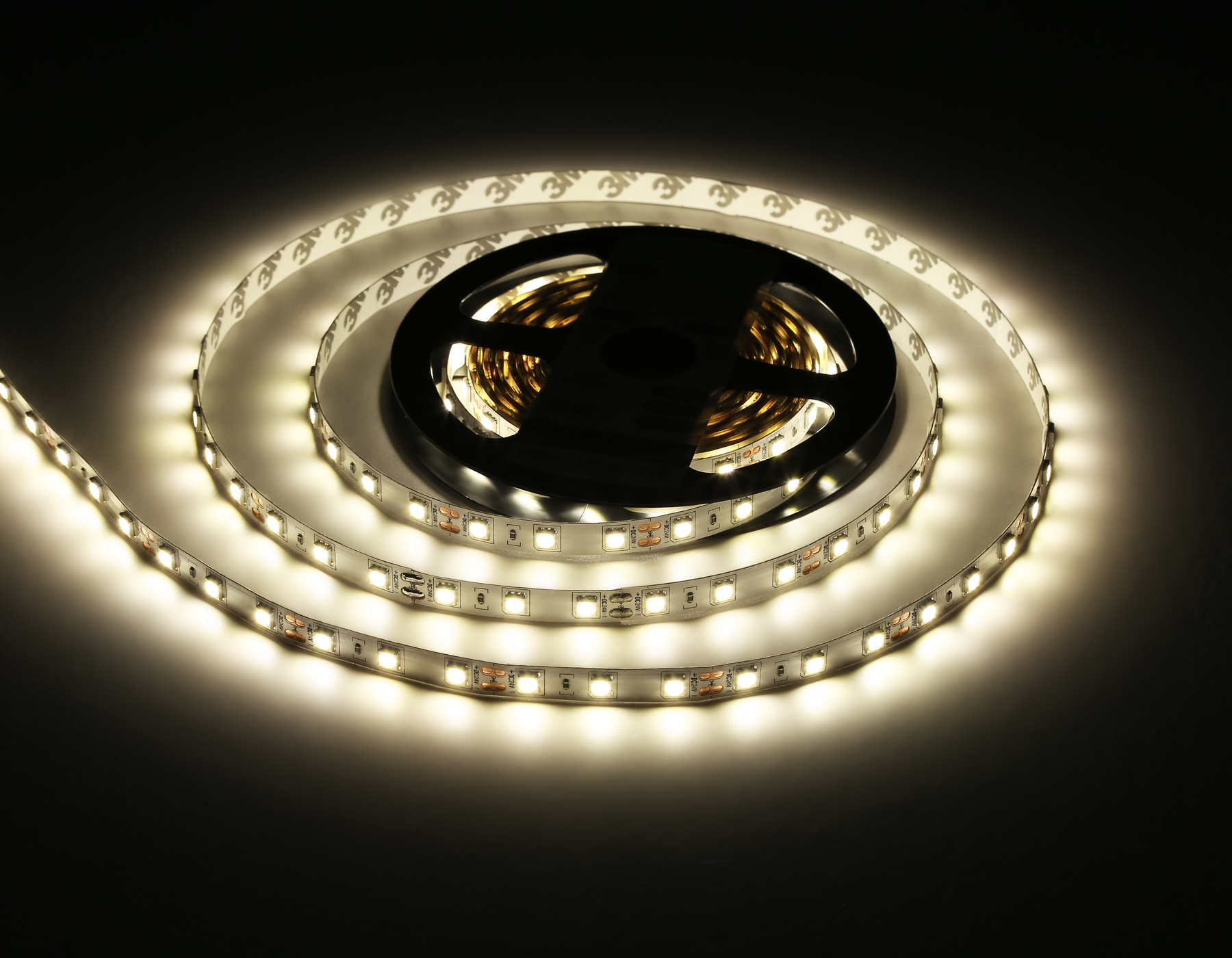 GS4002 5050 60Led/ 14.4W m/ 24V IP20 4500K/ 5000*10*1.87mm (2 конт.)